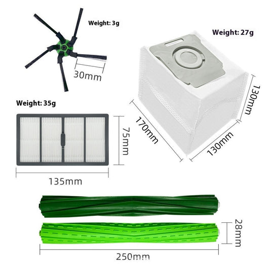 Side Brush Filter Core Dust Bag Sweeping Robot Accessories