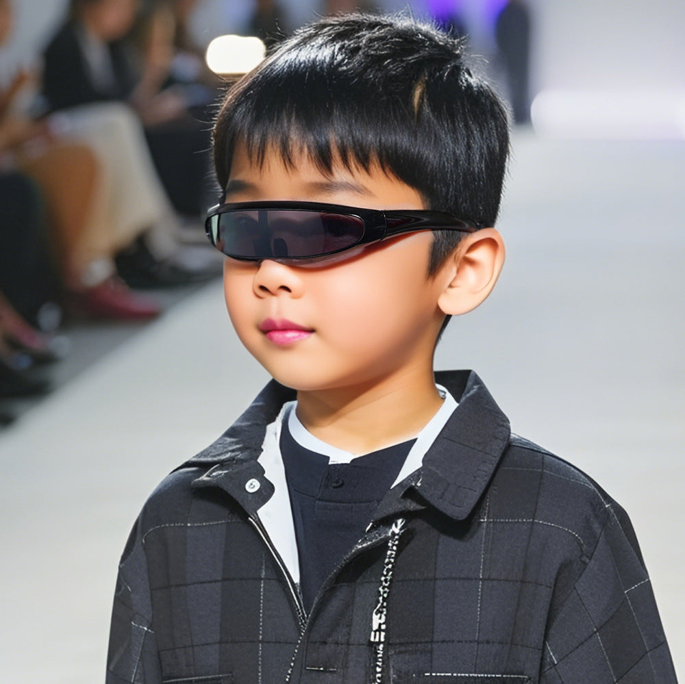 Personality Sunglasses Laser Glasses Men Women Sunglass Robots Silver Lens Sun Glasses Men's Driving Goggles Glasses